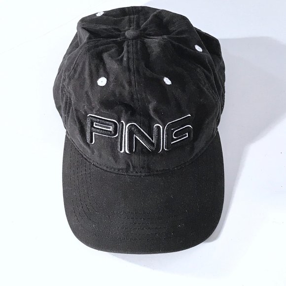 PGA Tour Other - PING Golf Golfing Black Adjustable Hat Cap